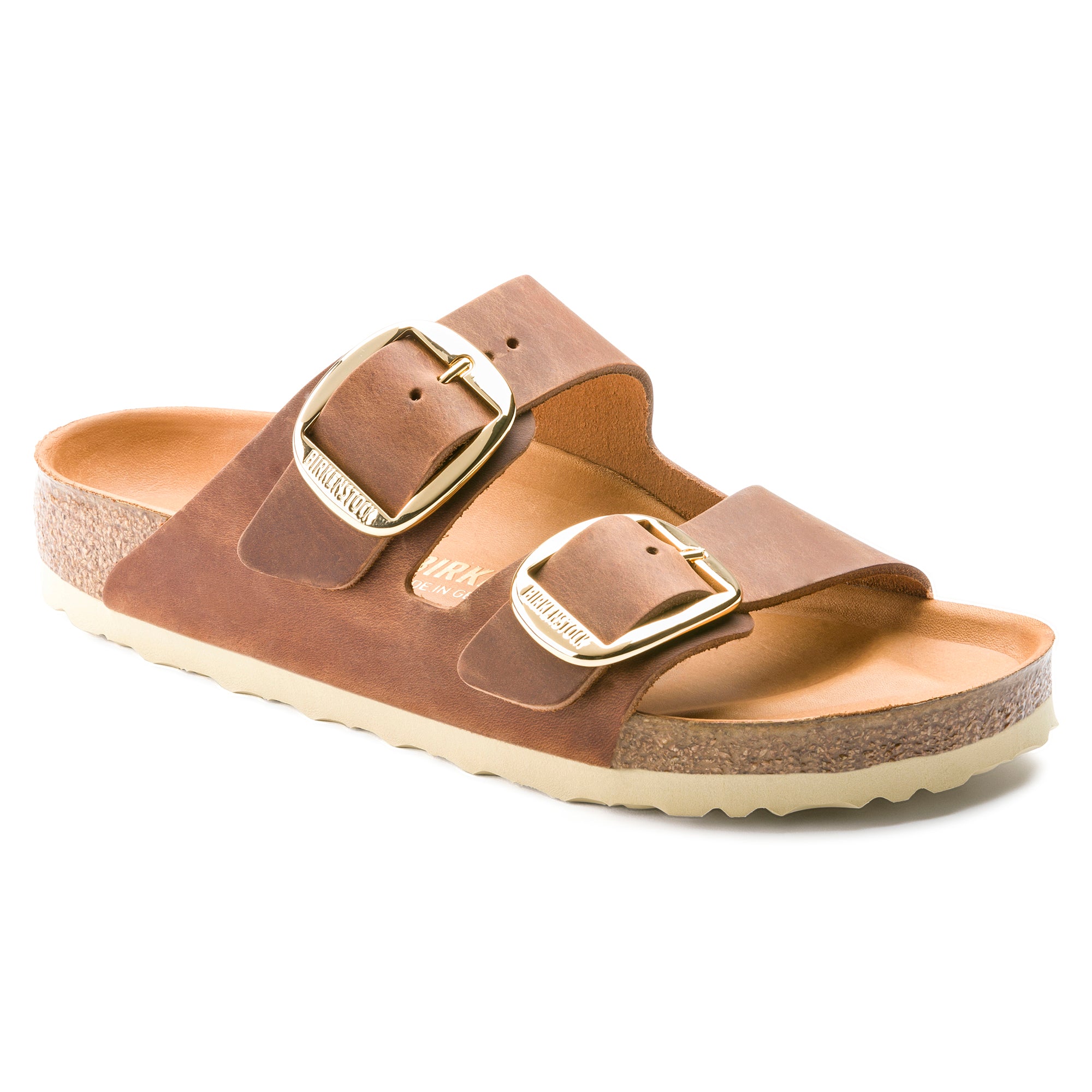 Birkenstock Limited Edition Arizona Big Buckle cognac oiled leather