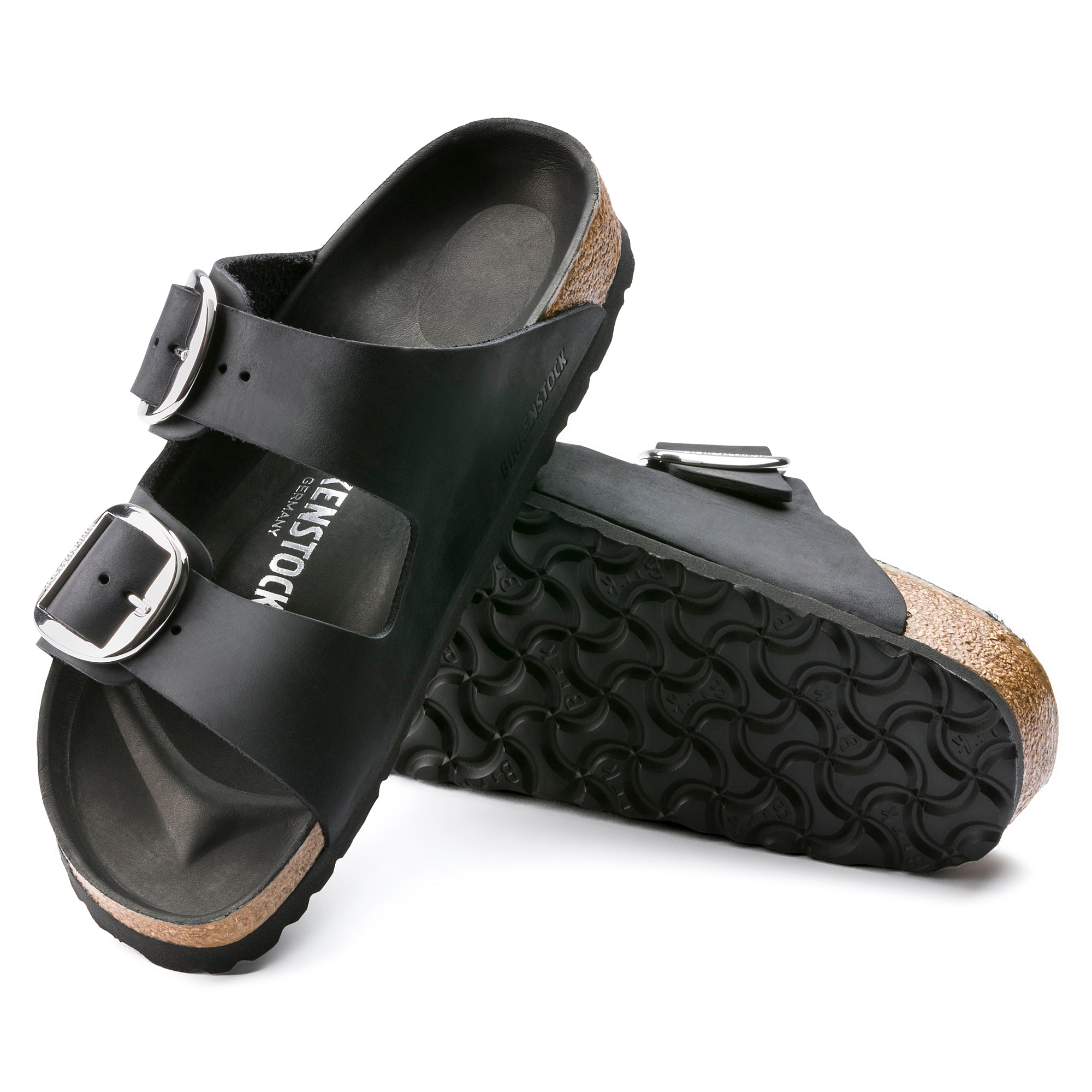 Birkenstock Limited Edition Arizona Big Buckle black oiled leather