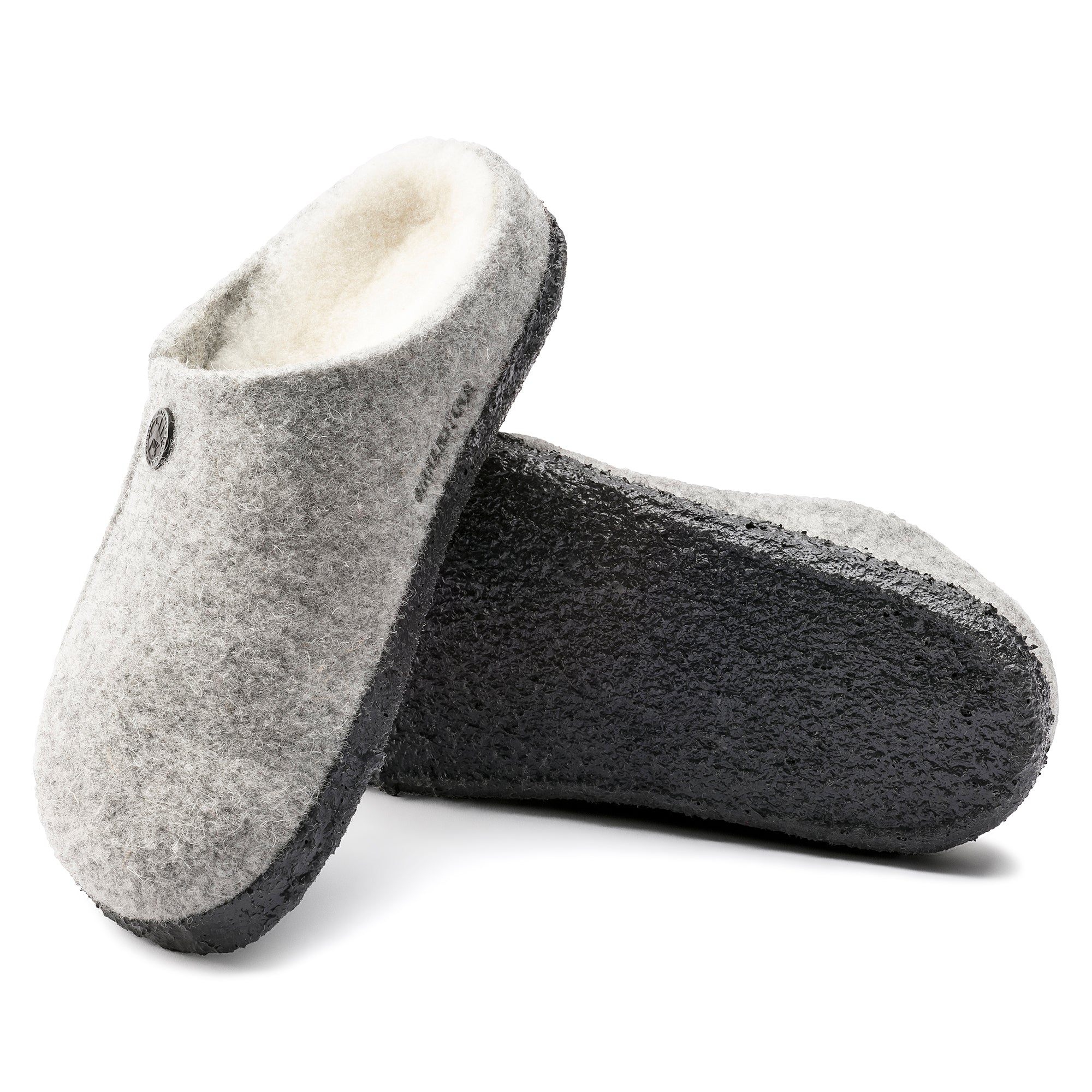 Birkenstock Kids Limited Edition Zermatt light gray wool/natural shearling