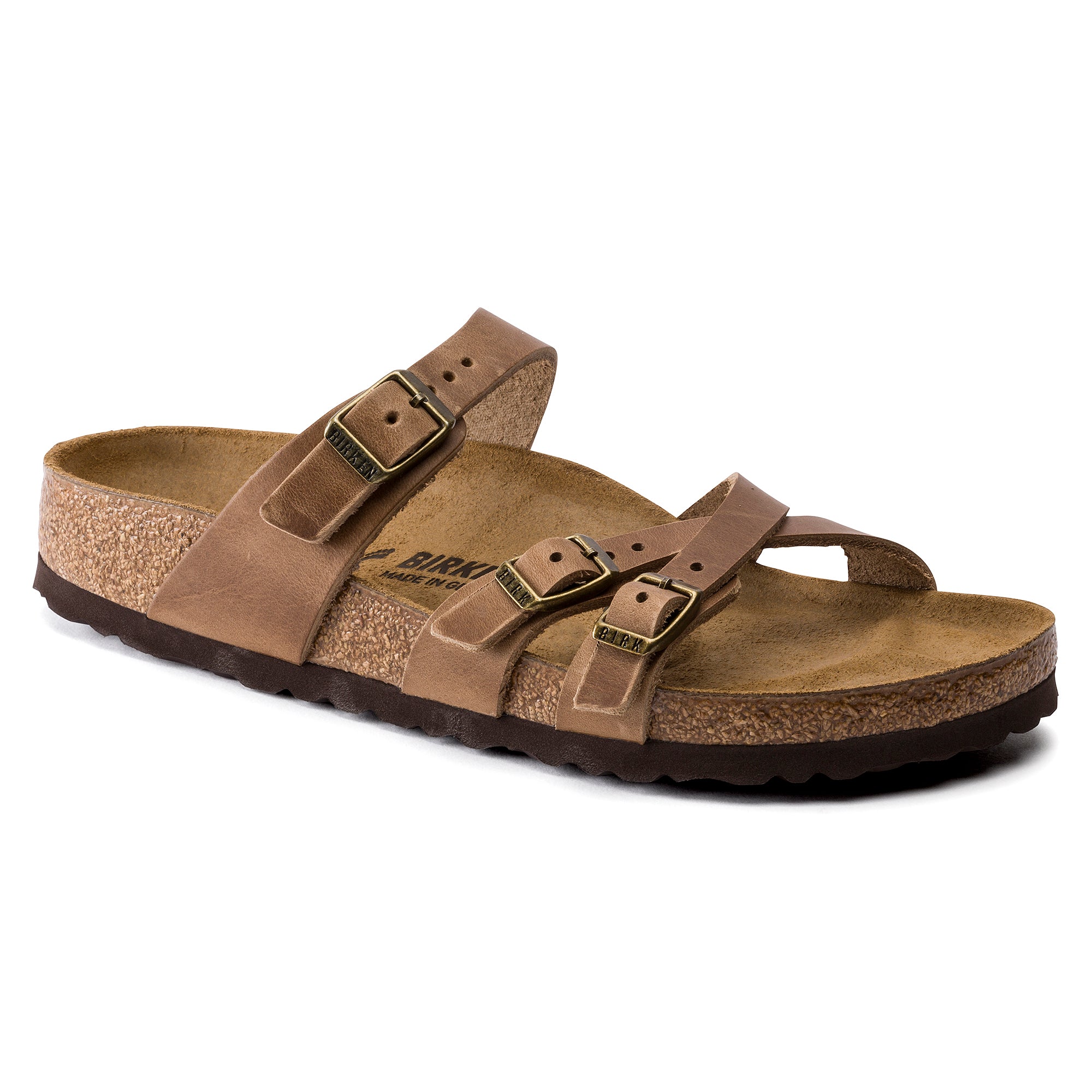 Birkenstock Franca tobacco oiled leather