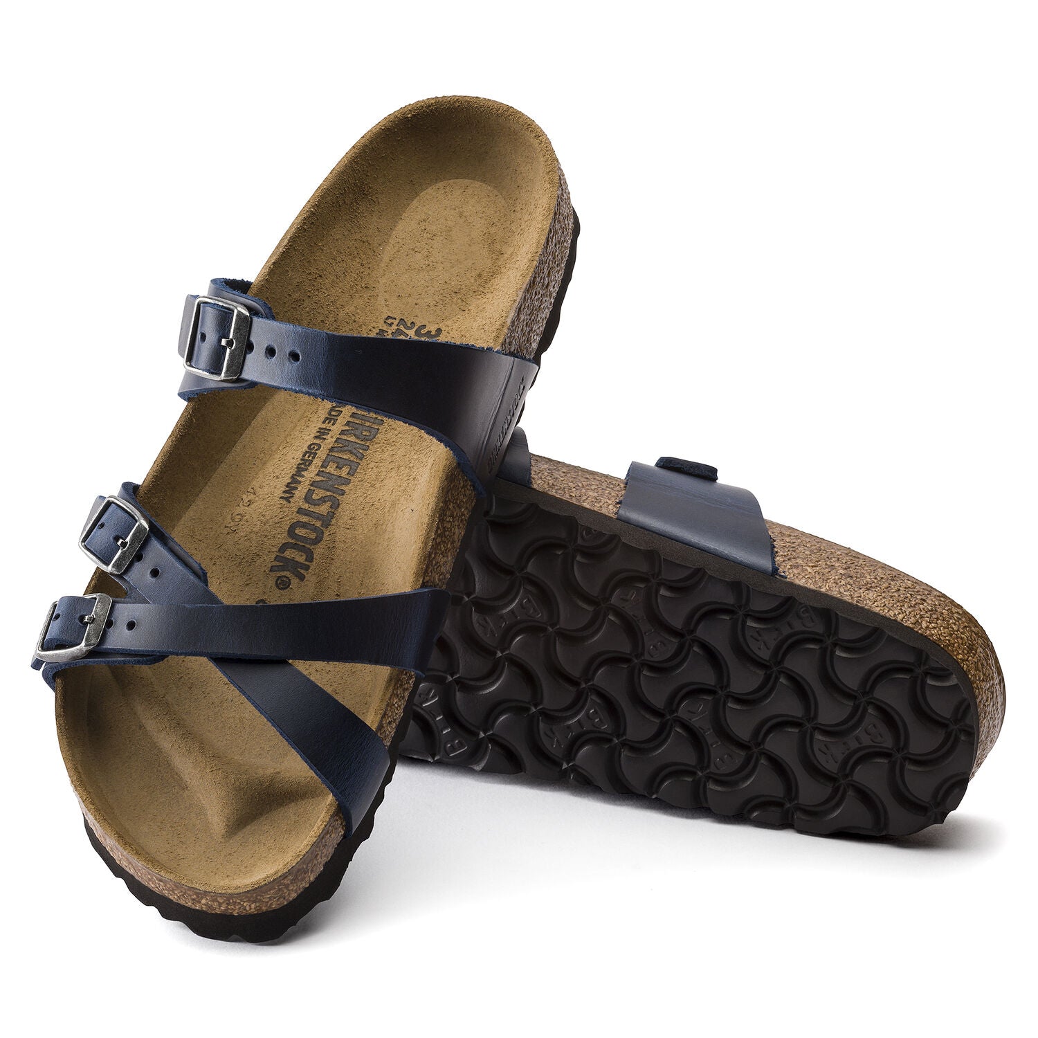 Birkenstock Limited Edition Franca blue oiled leather