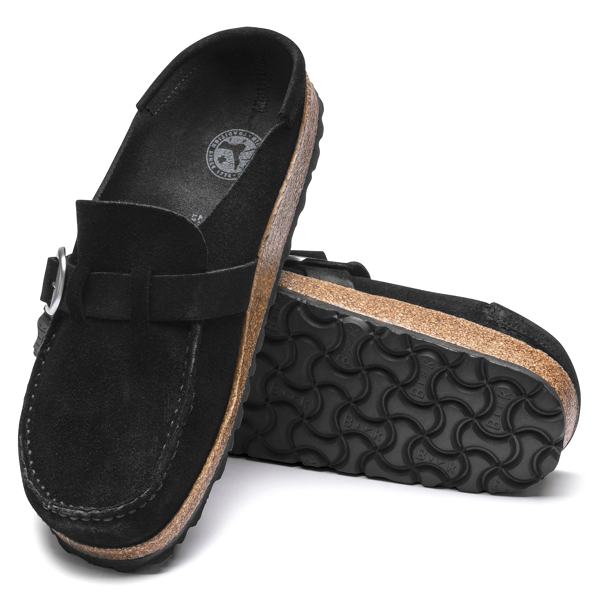 Birkenstock Buckley black suede