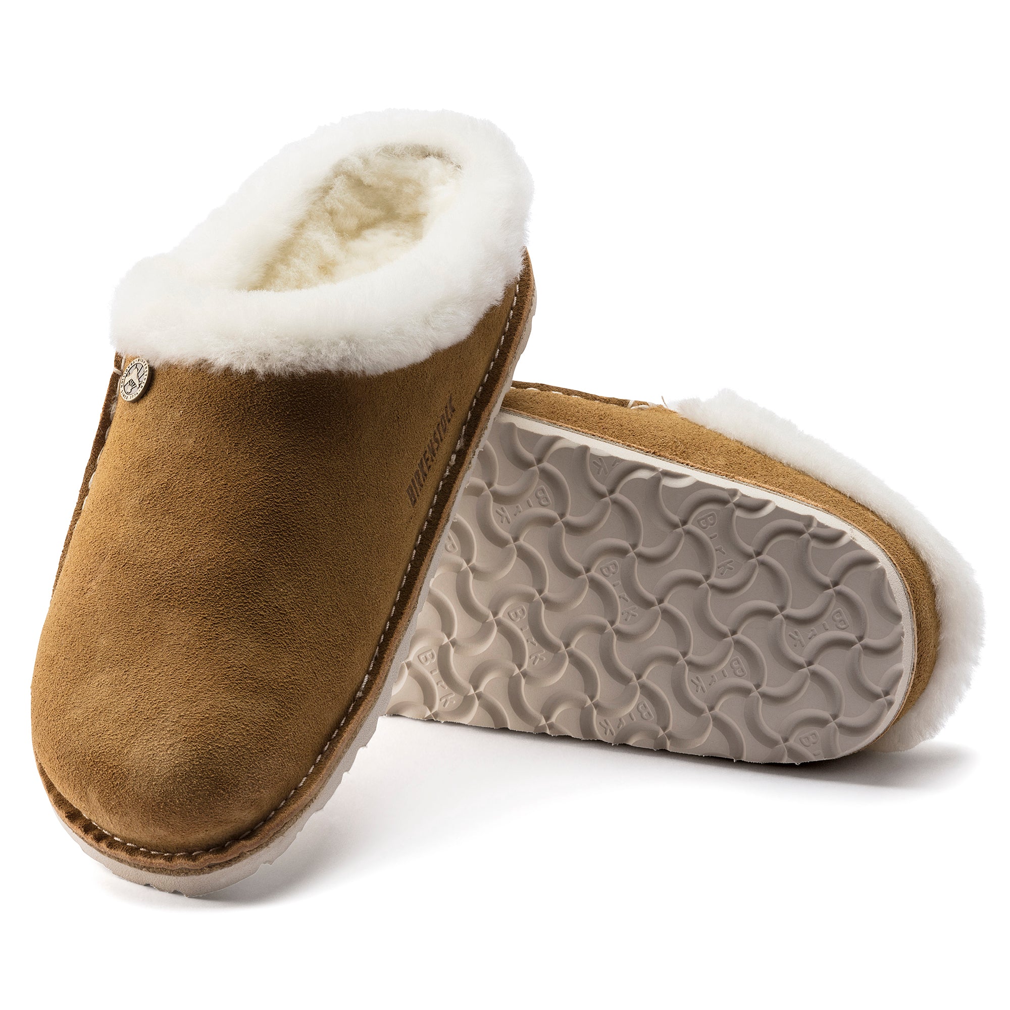 Birkenstock Limited Edition Zermatt Premium mink suede/natural shearling