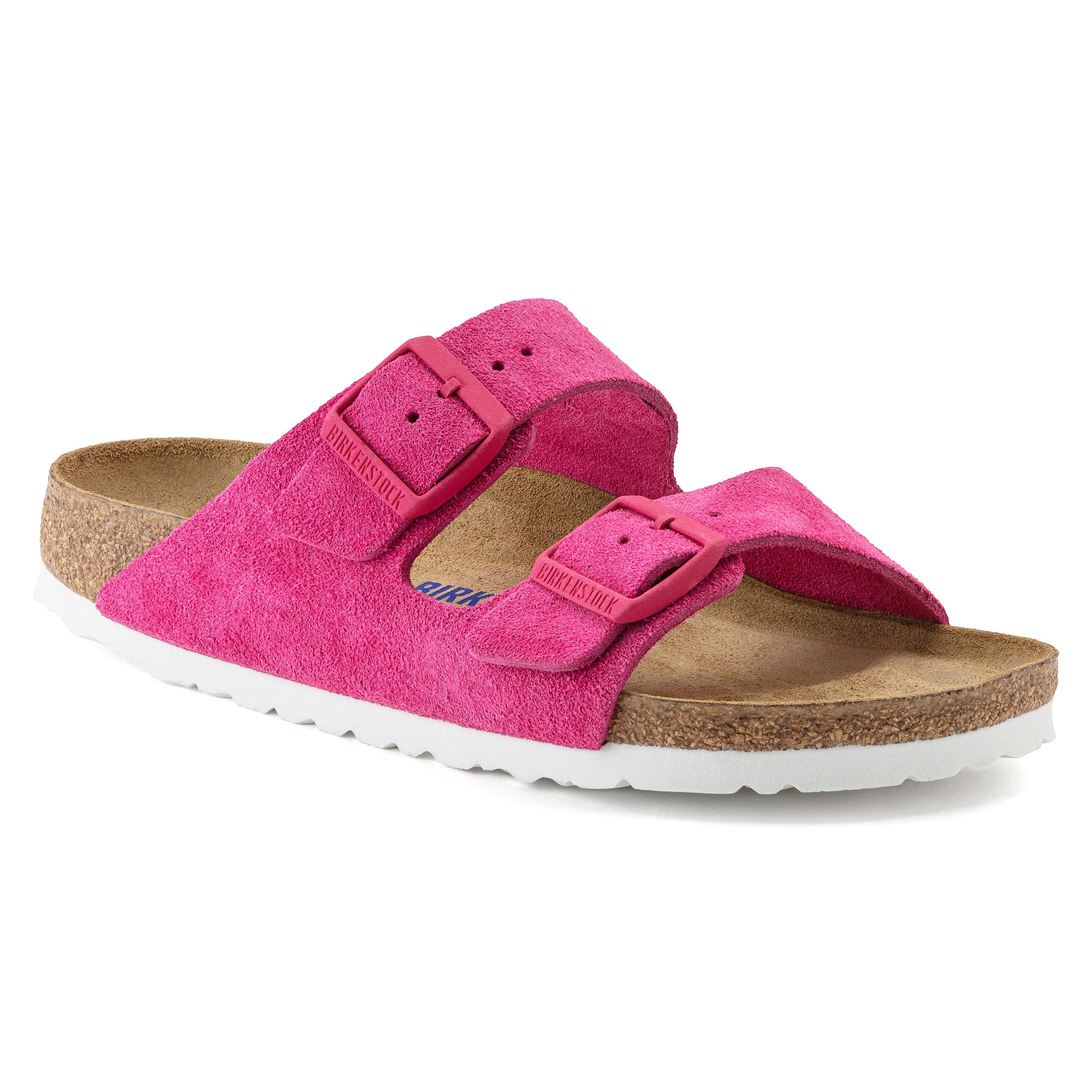 Birkenstock Limited Edition Arizona Soft Footbed fuchsia tulip suede