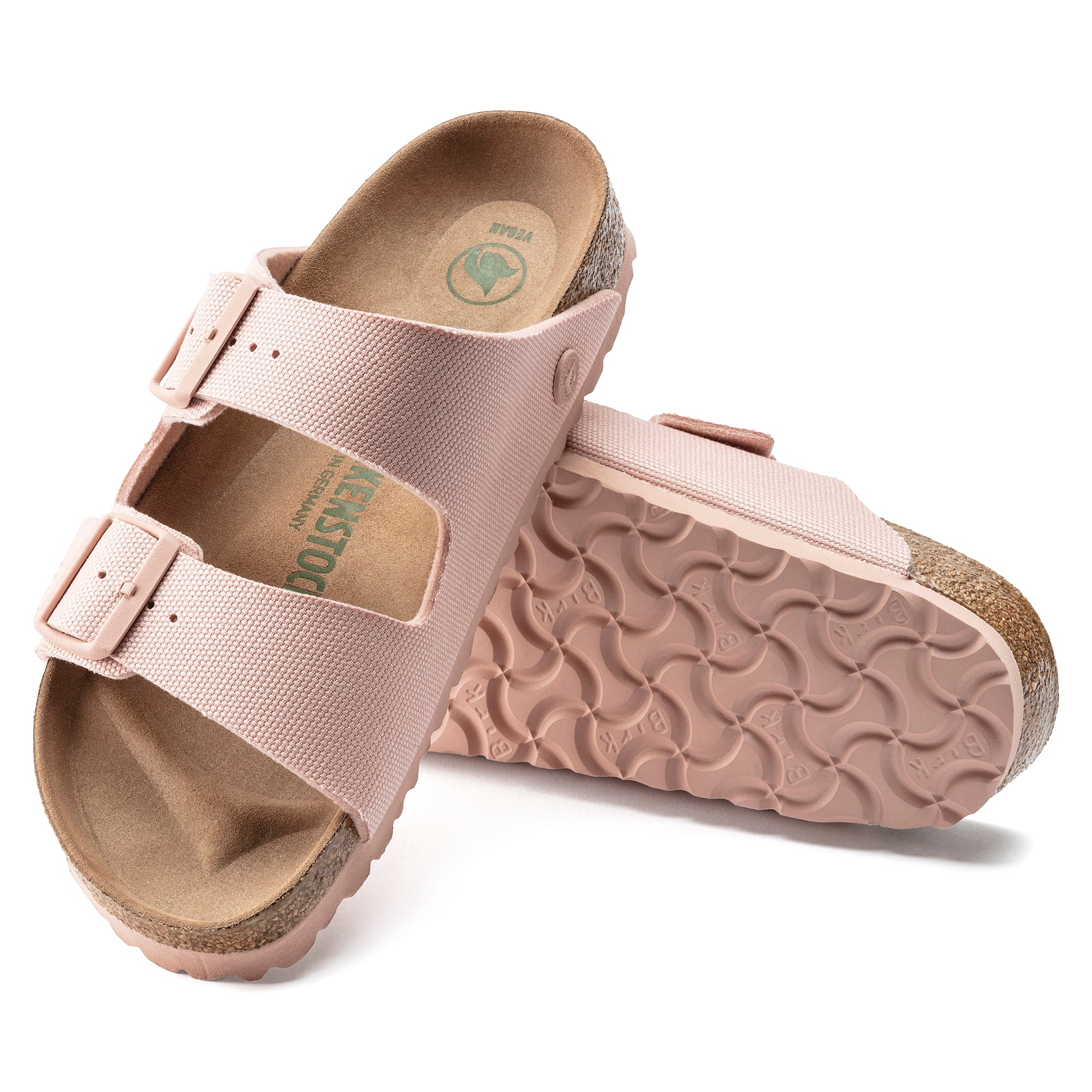 Birkenstock Limited Edition Arizona Vegan soft pink canvas