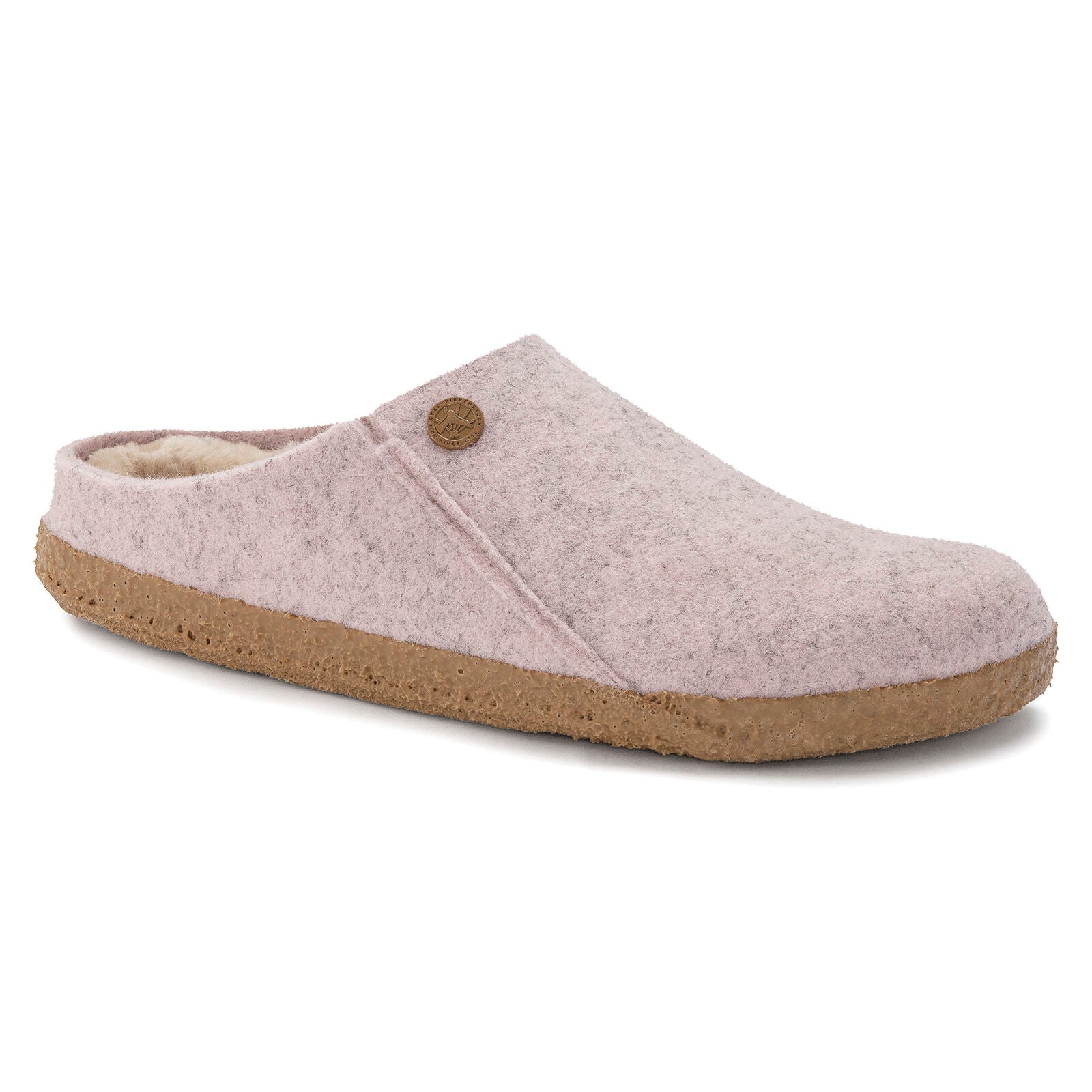 Birkenstock Limited Edition Zermatt light rose wool/sandcastle shearling