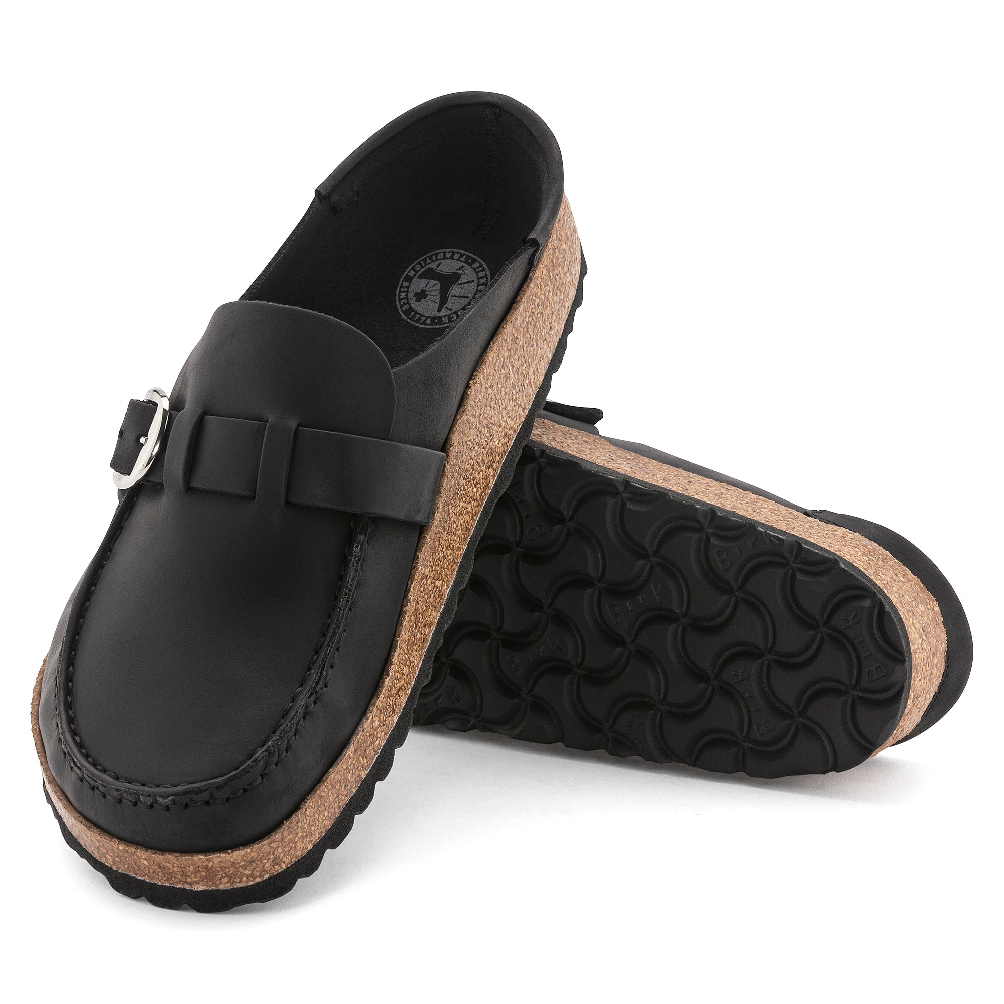 Birkenstock Buckley black oiled leather