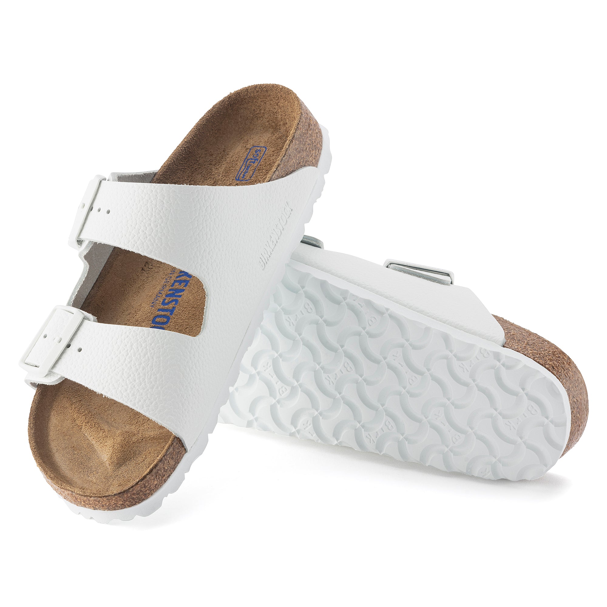 Birkenstock Arizona Soft Footbed white leather