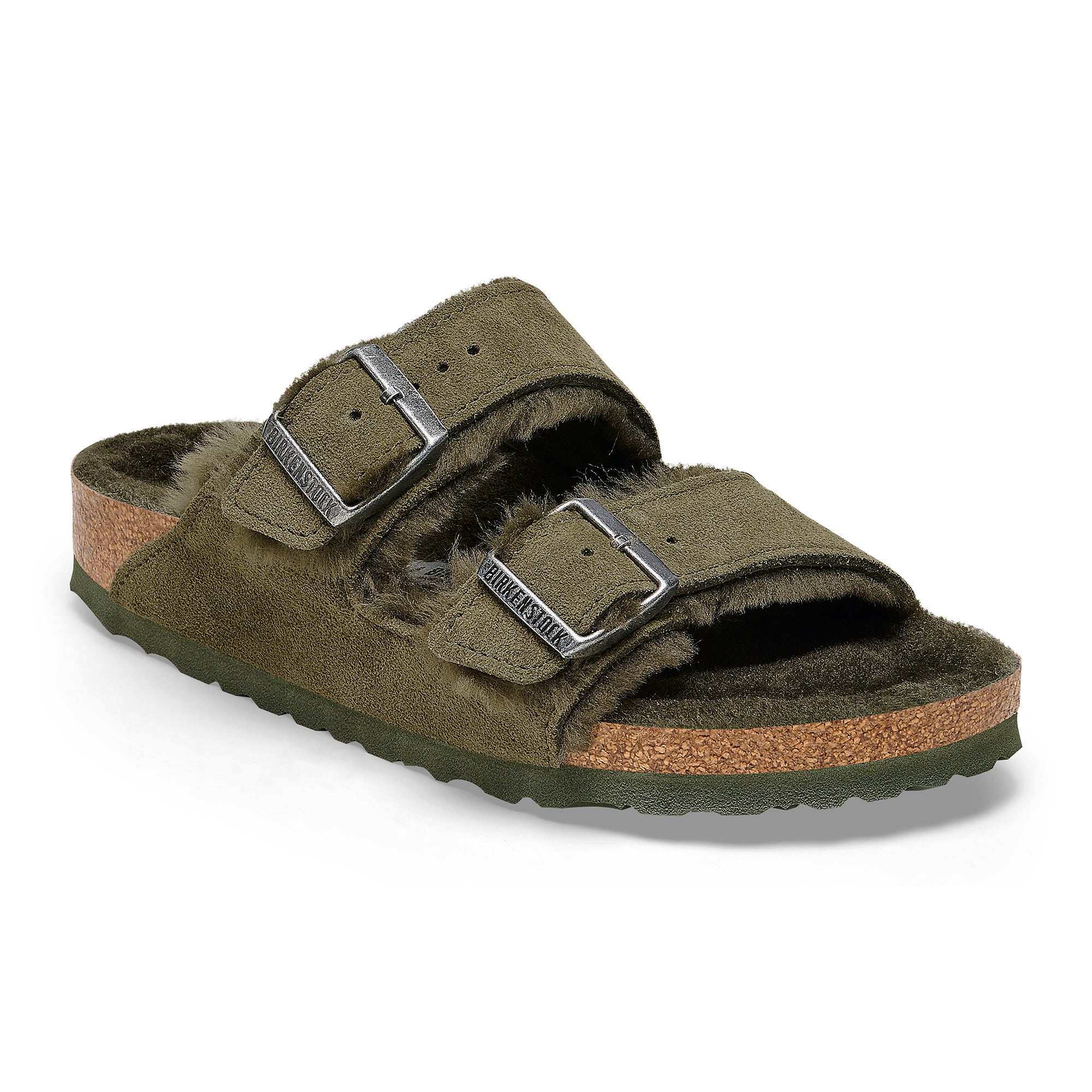 Birkenstock Limited Edition Arizona thyme suede/thyme shearling