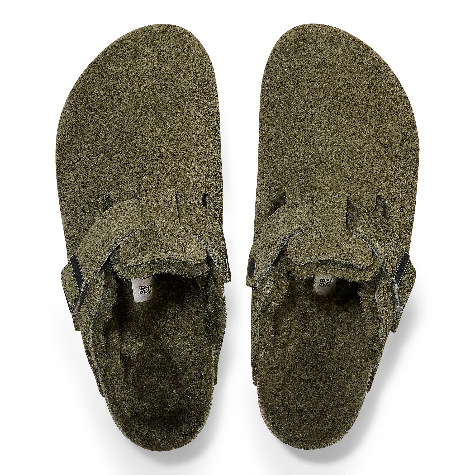 Birkenstock Limited Edition Boston thyme suede/thyme shearling