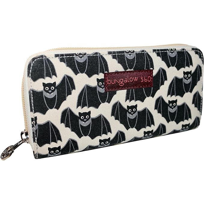 Bungalow 360 Zip Around Wallet bat