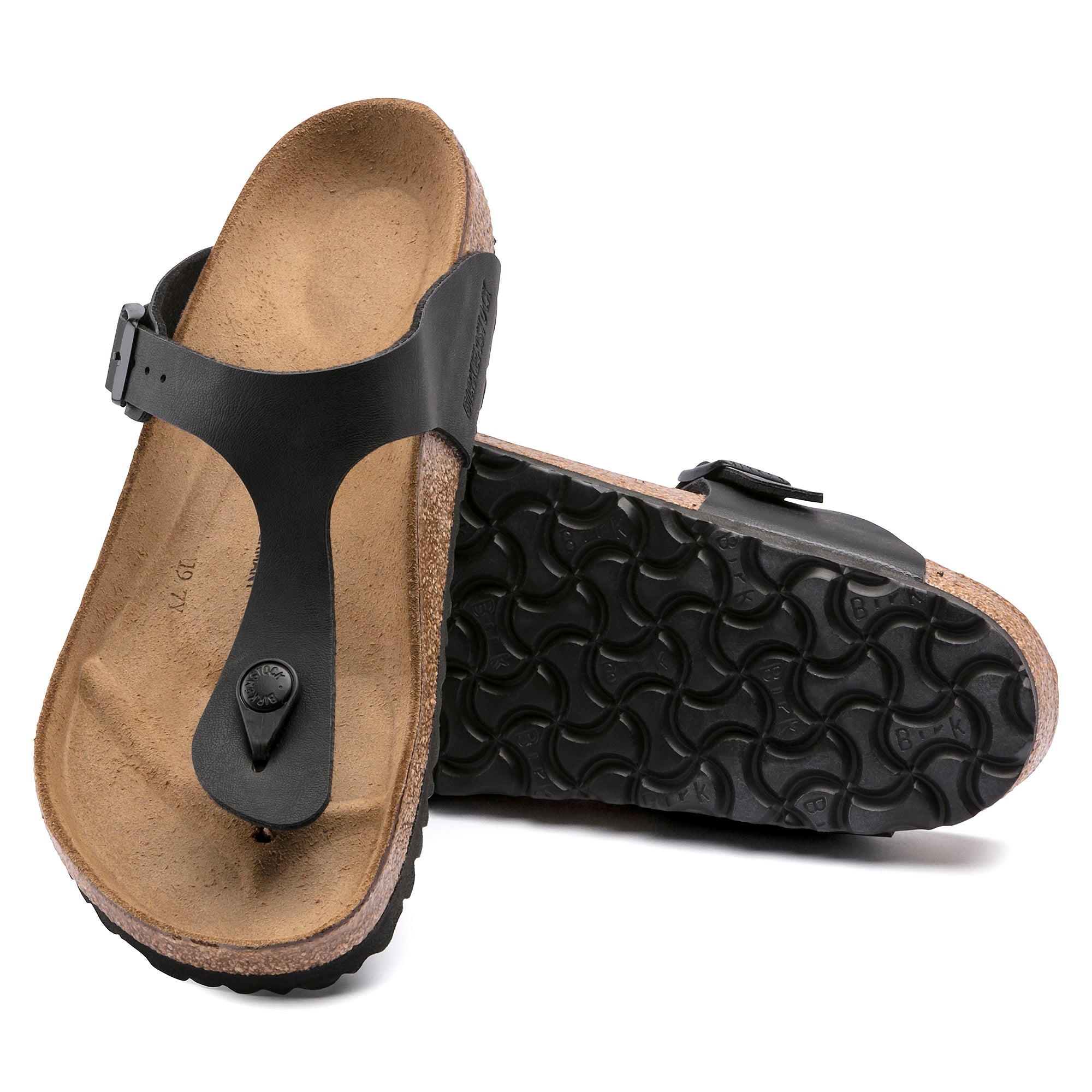 Birkenstock Gizeh black Birko-Flor