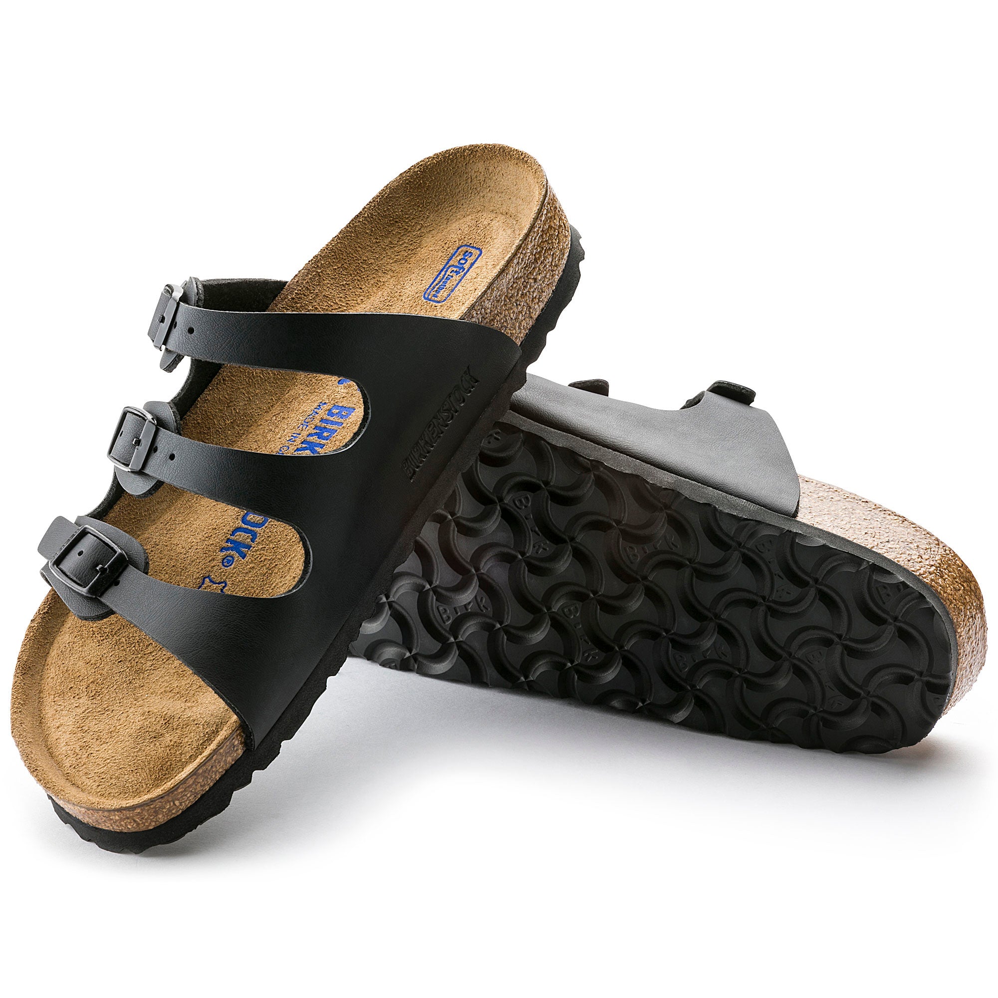 Birkenstock Florida Soft Footbed black Birko-Flor