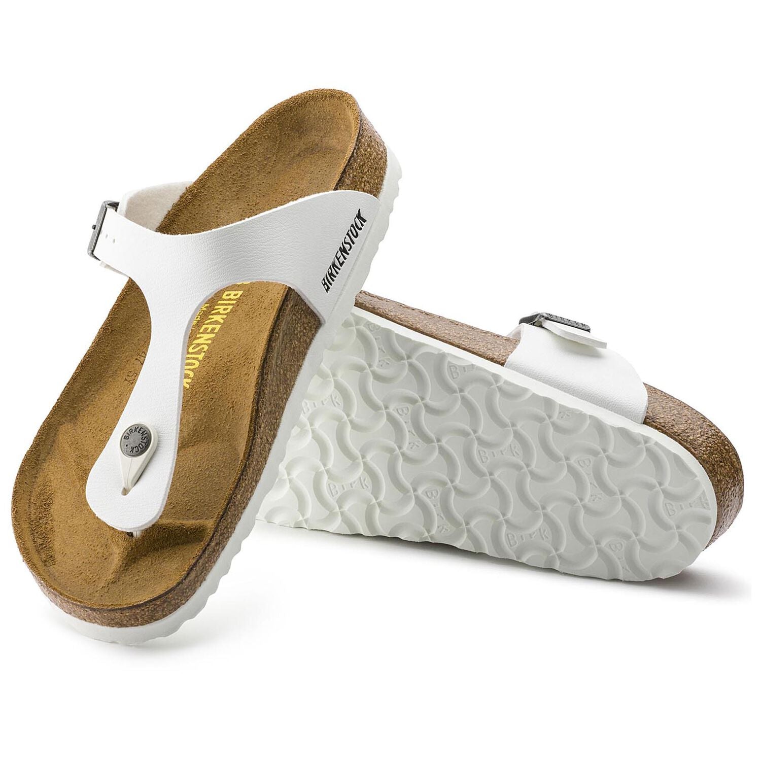 Birkenstock Gizeh white Birko-Flor