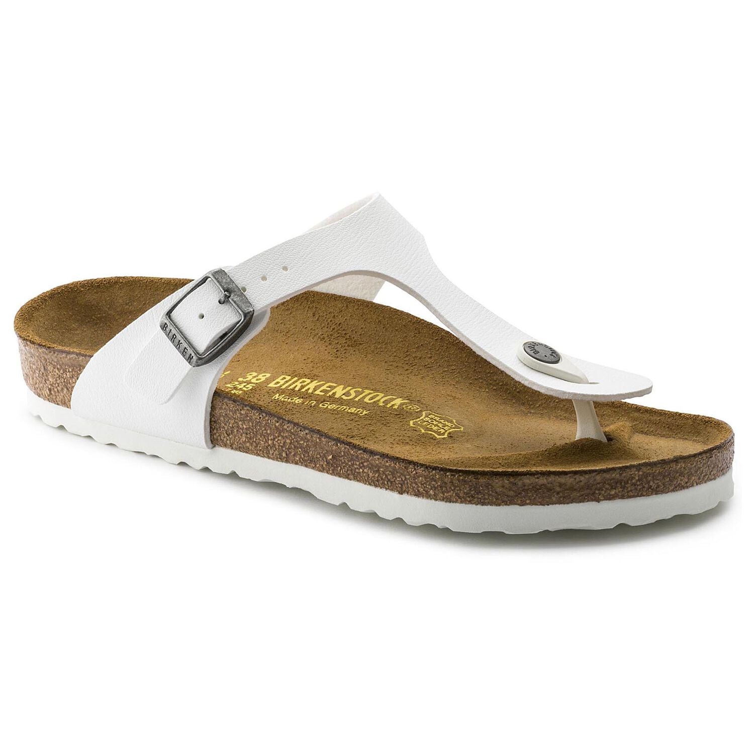 Birkenstock Gizeh white Birko-Flor