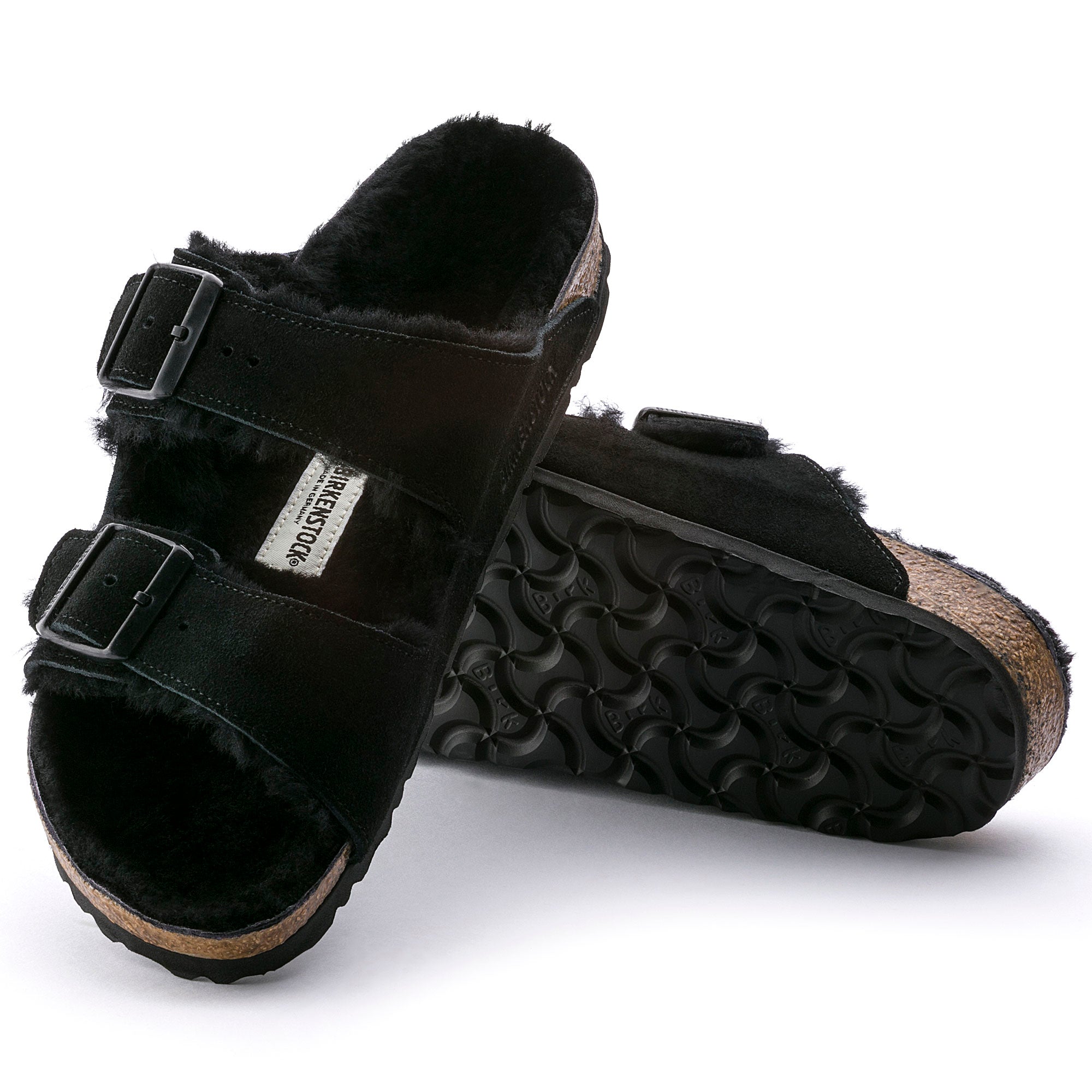 Birkenstock Limited Edition Arizona black suede/black shearling