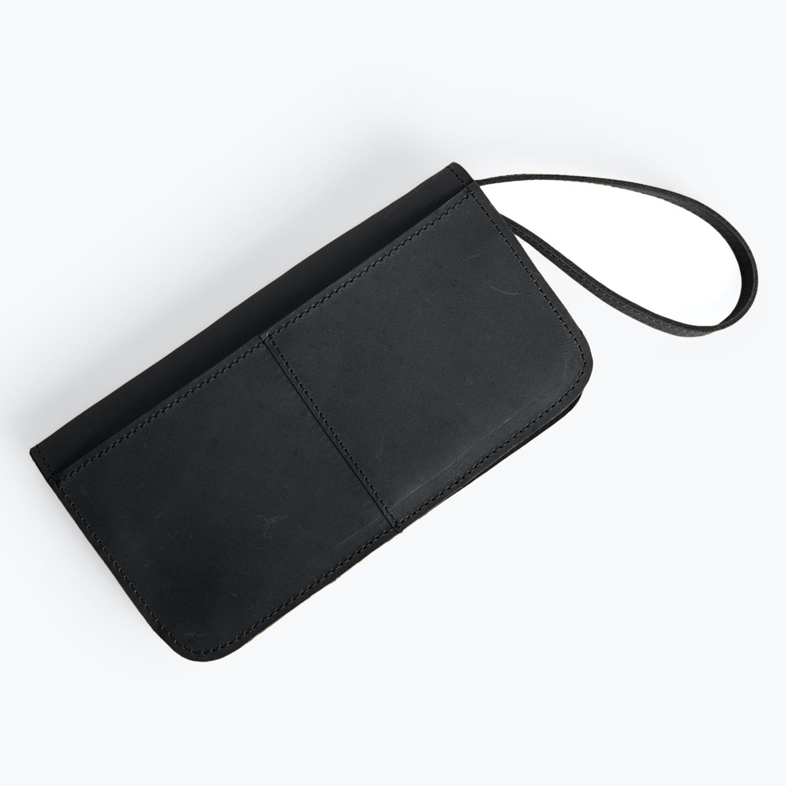 ABLE Alem Snap Wallet black leather