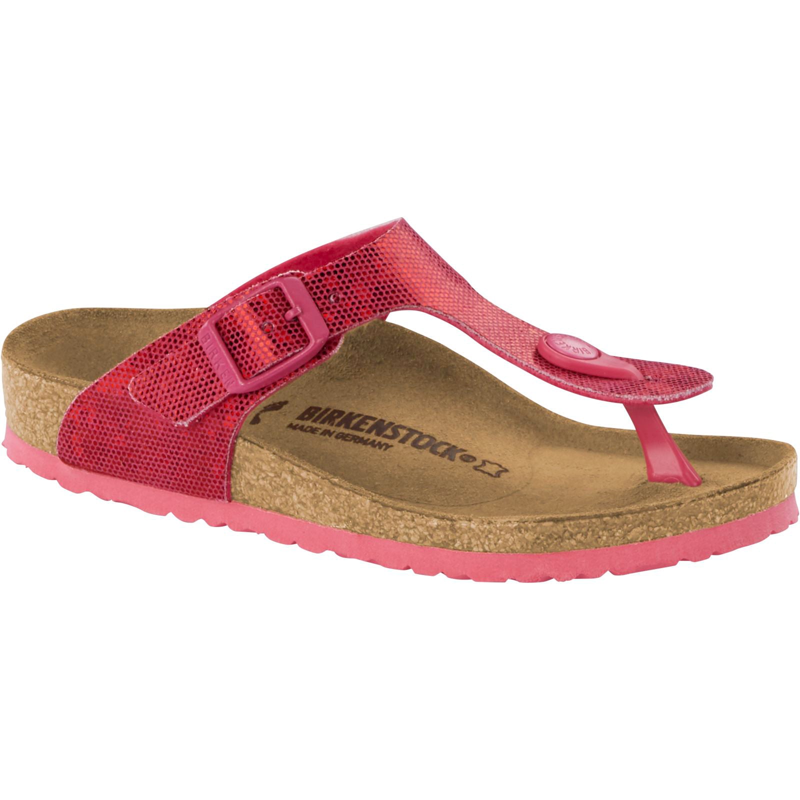 Birkenstock Limited Edition Kids Gizeh hologram pink Birko-Flor