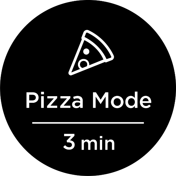 pizza mode for 3 minutes