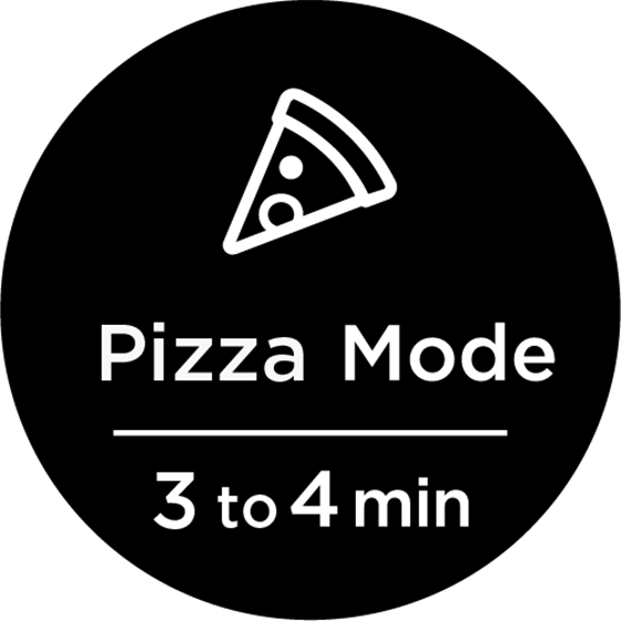 Pizza Mode 3-4min