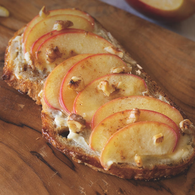 Apple and Cream Cheese Toast