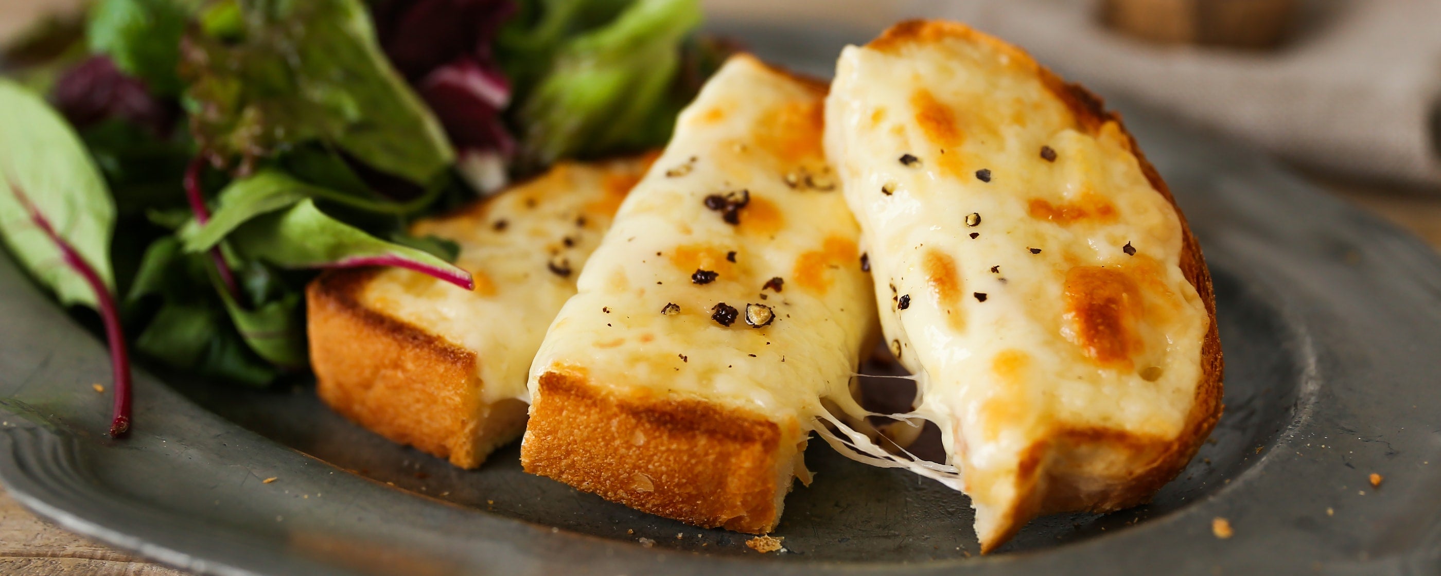 Cheese Toast with Black Pepper