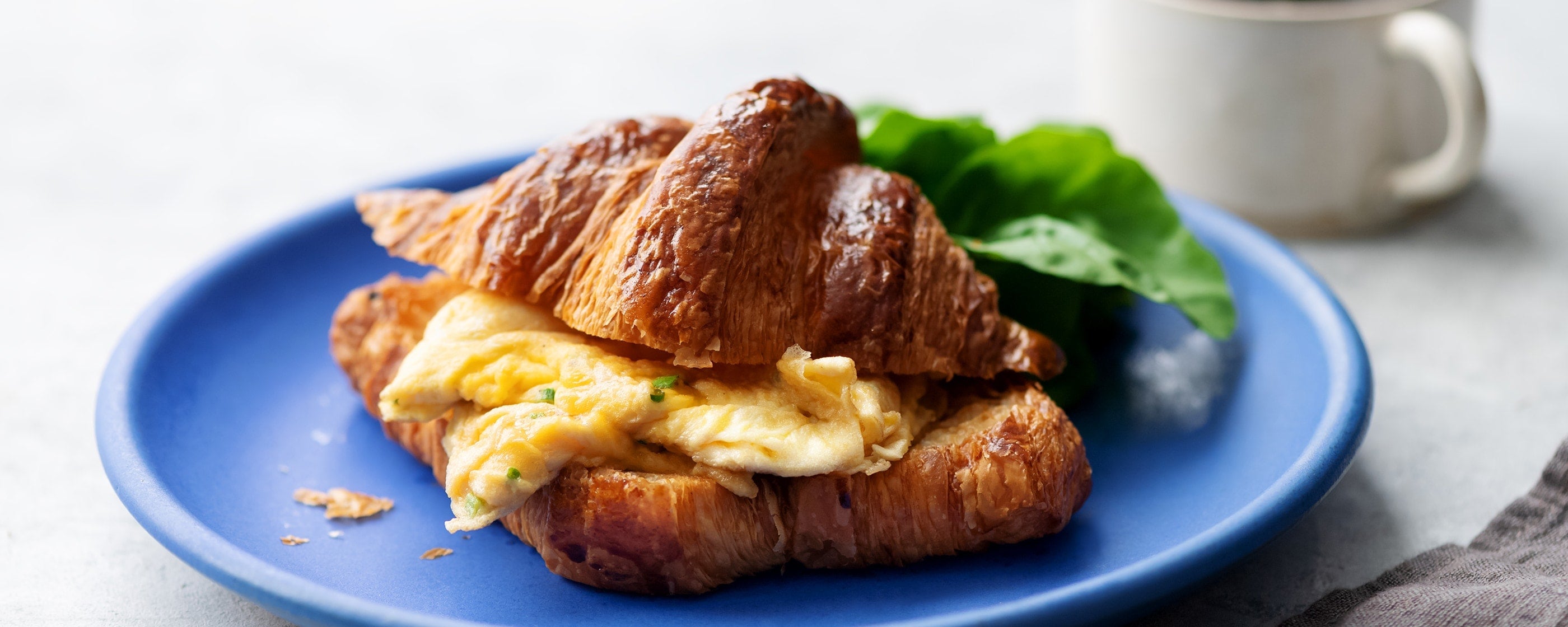Croissant Sandwich with Egg