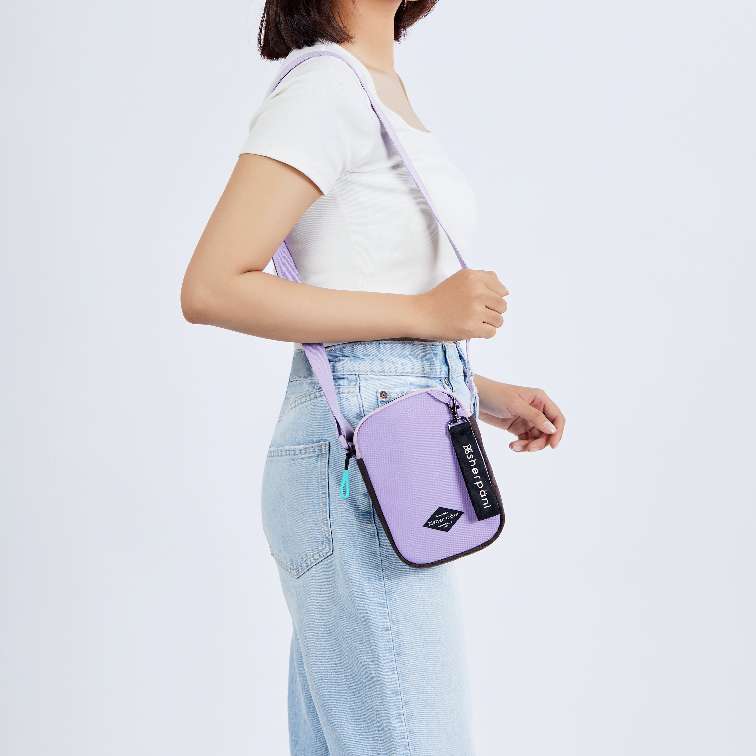 Sherpani Rogue Mini Crossbody lavender