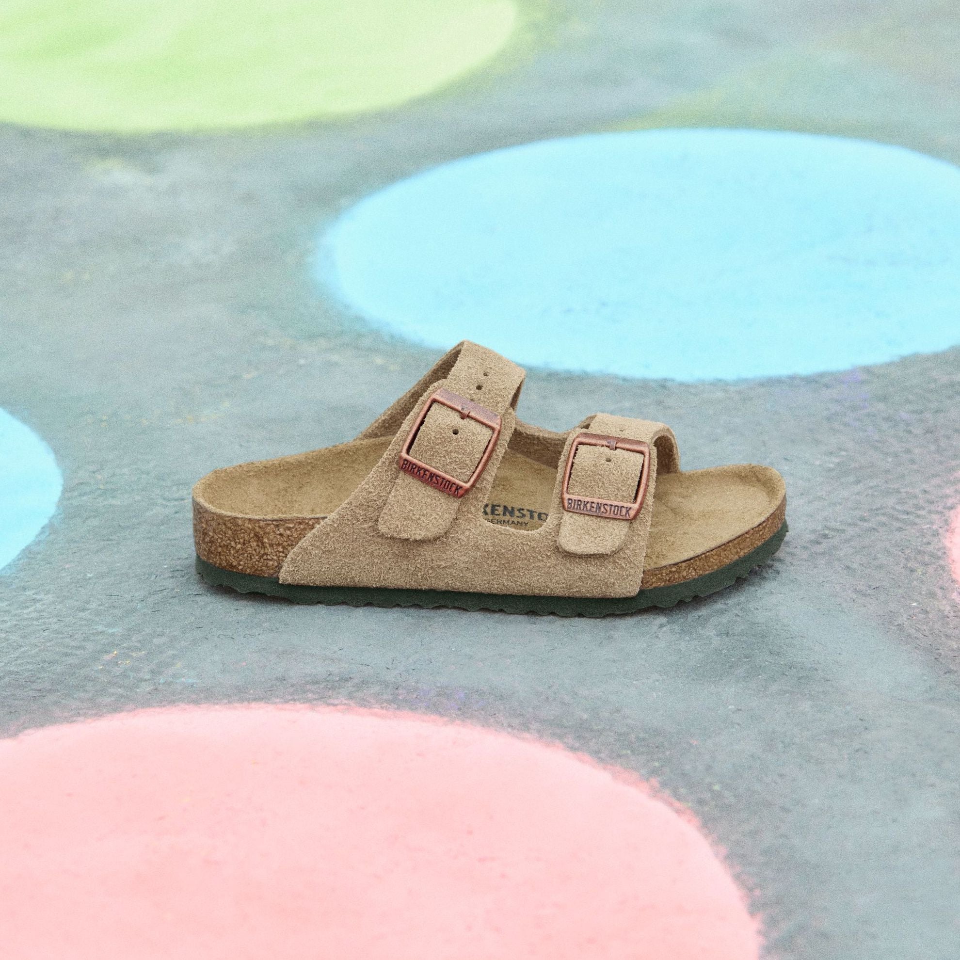 Birkenstock Limited Edition Kids Arizona taupe suede